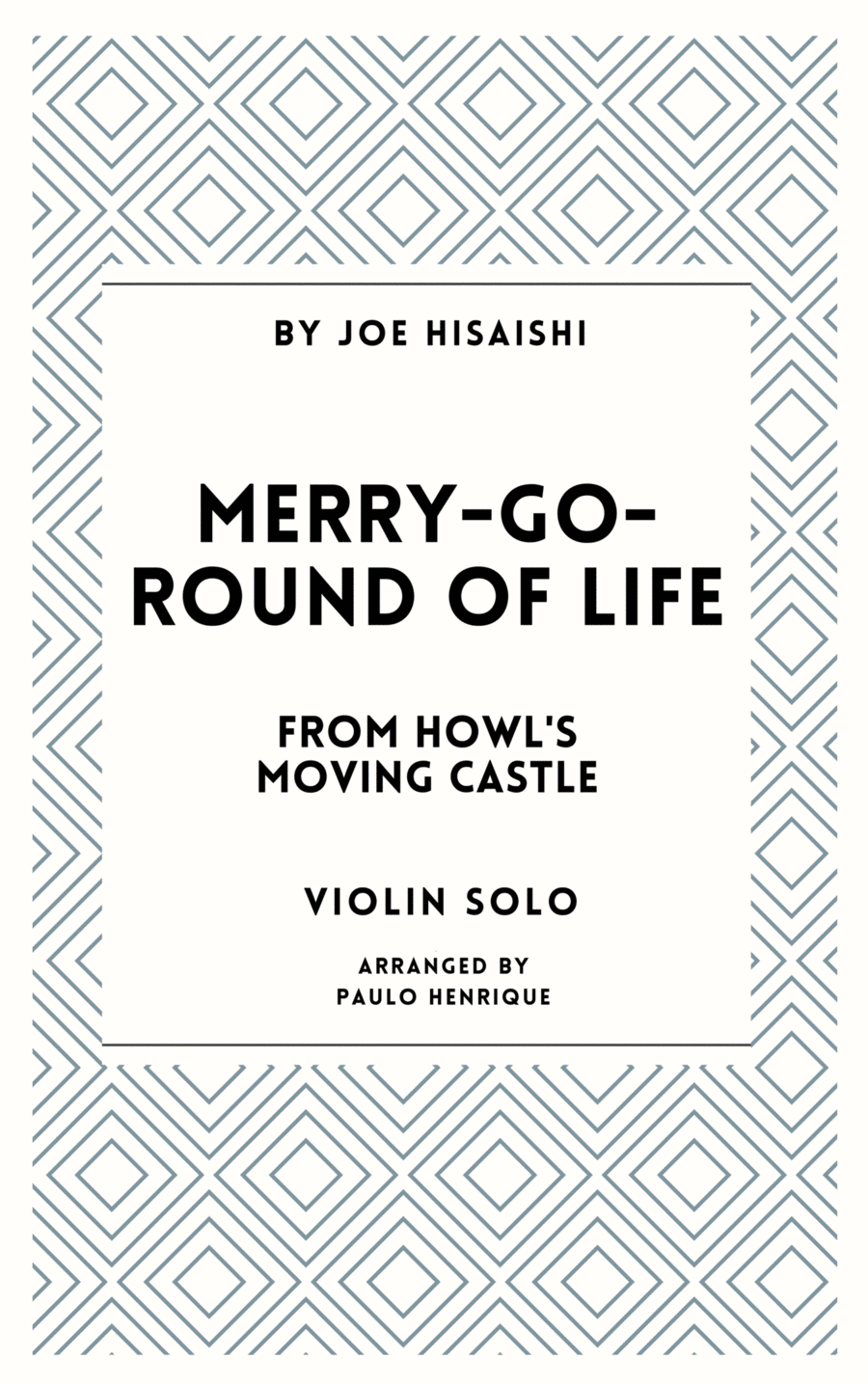 Merry-go-round Of Life Violin Solo scores gallery preview page 1