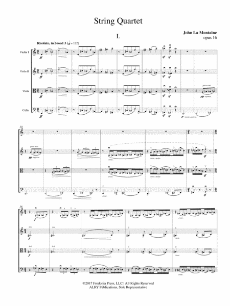 String Quartet, Op. 16