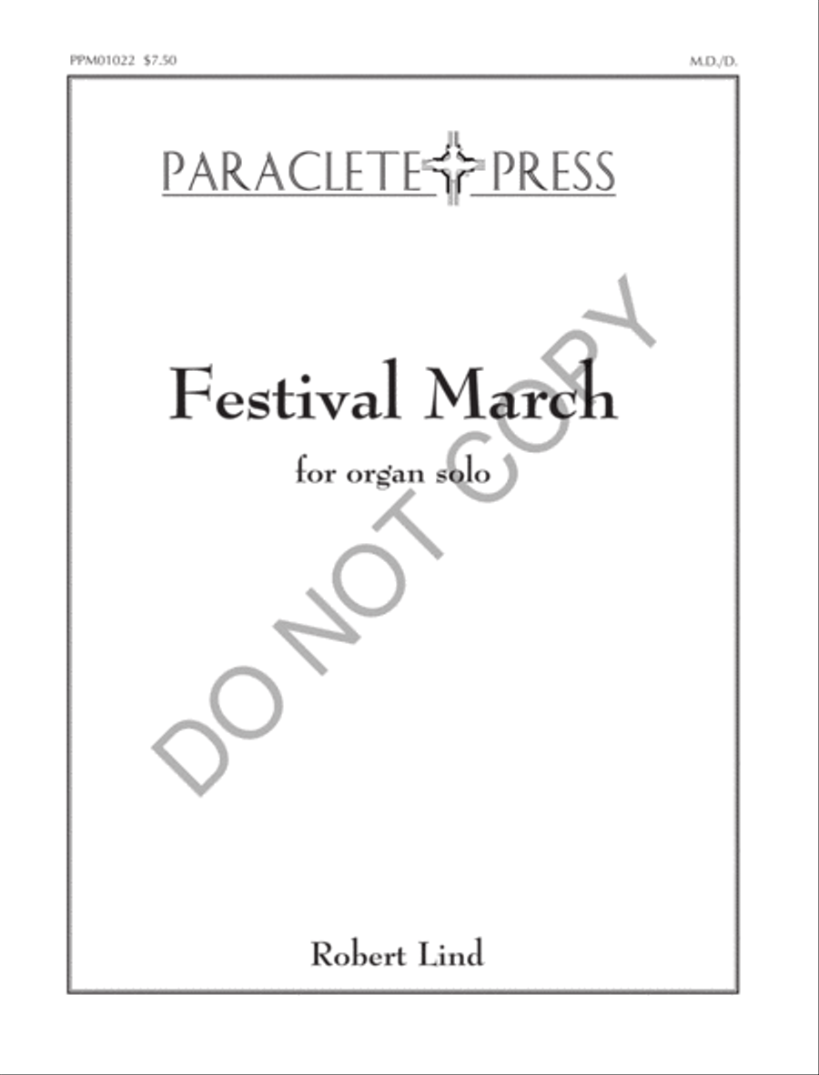 Festival March Organ scores gallery preview page 2
