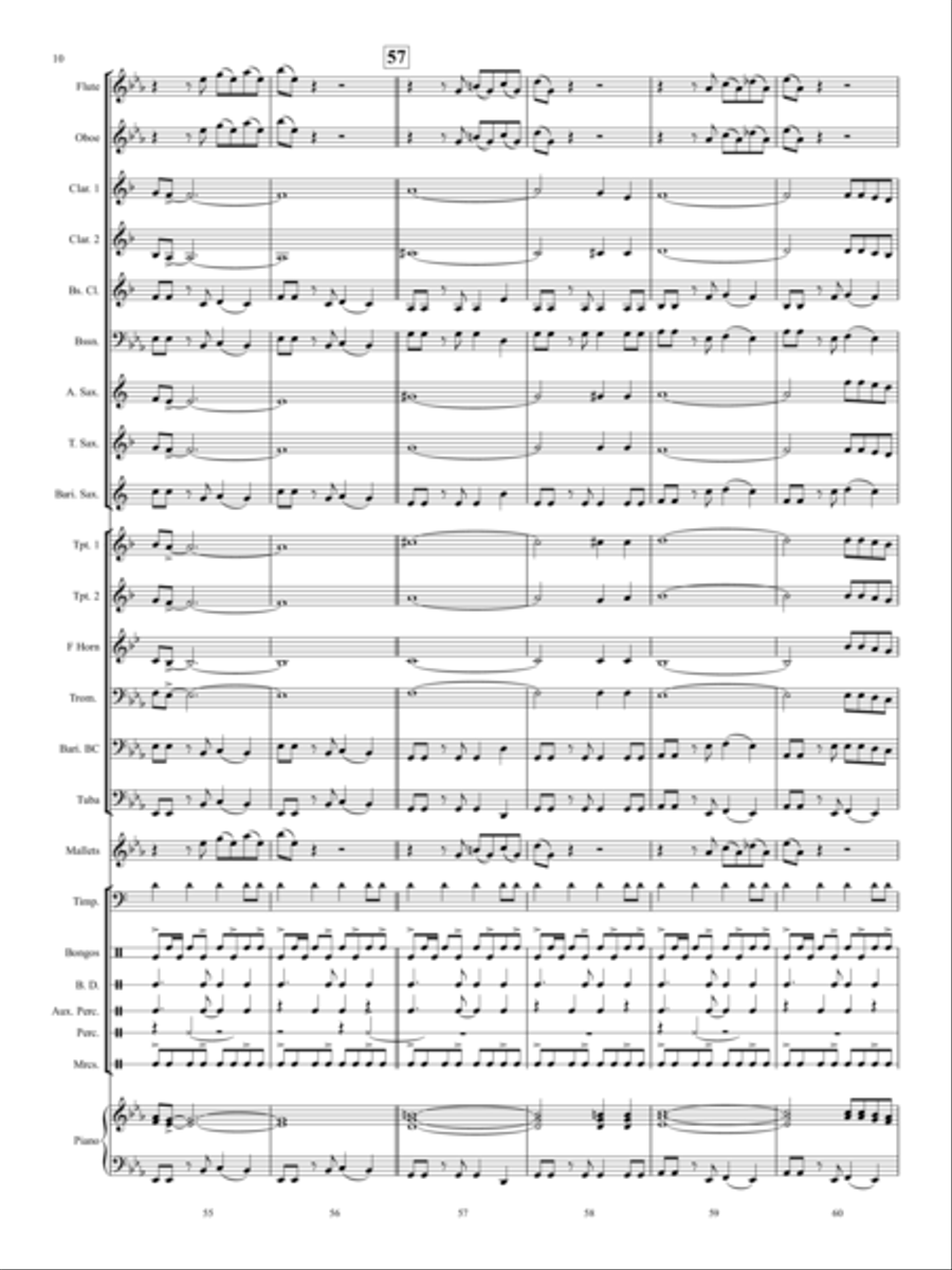 Siesta San Anton Siesta San Anton Concert Band scores gallery preview page 11