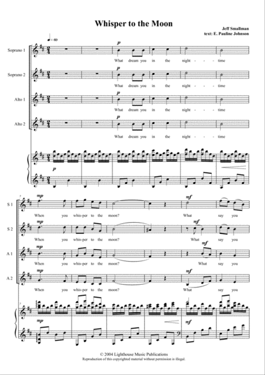 Whisper to the Moon SSAA scores gallery preview page 3