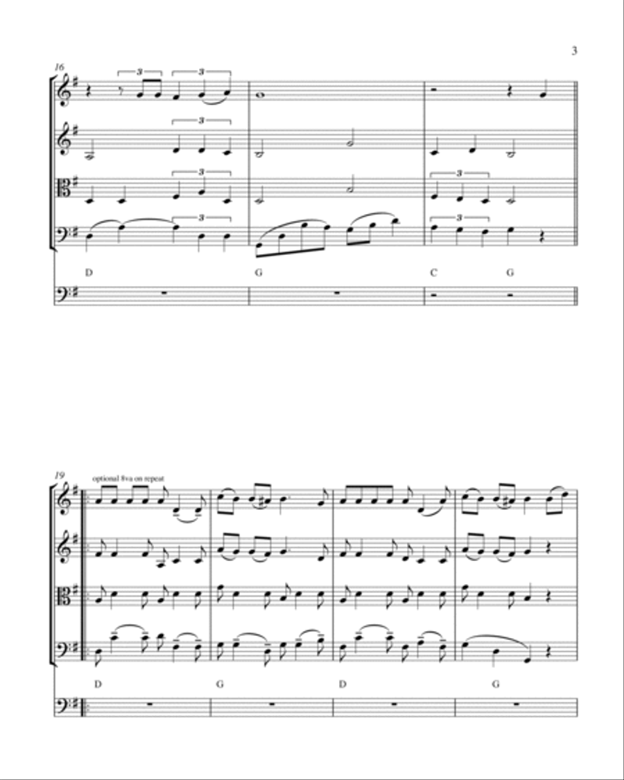 What A Wonderful World String Quintet scores gallery preview page 6