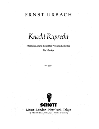Book cover for Knecht Ruprecht Piano Collection