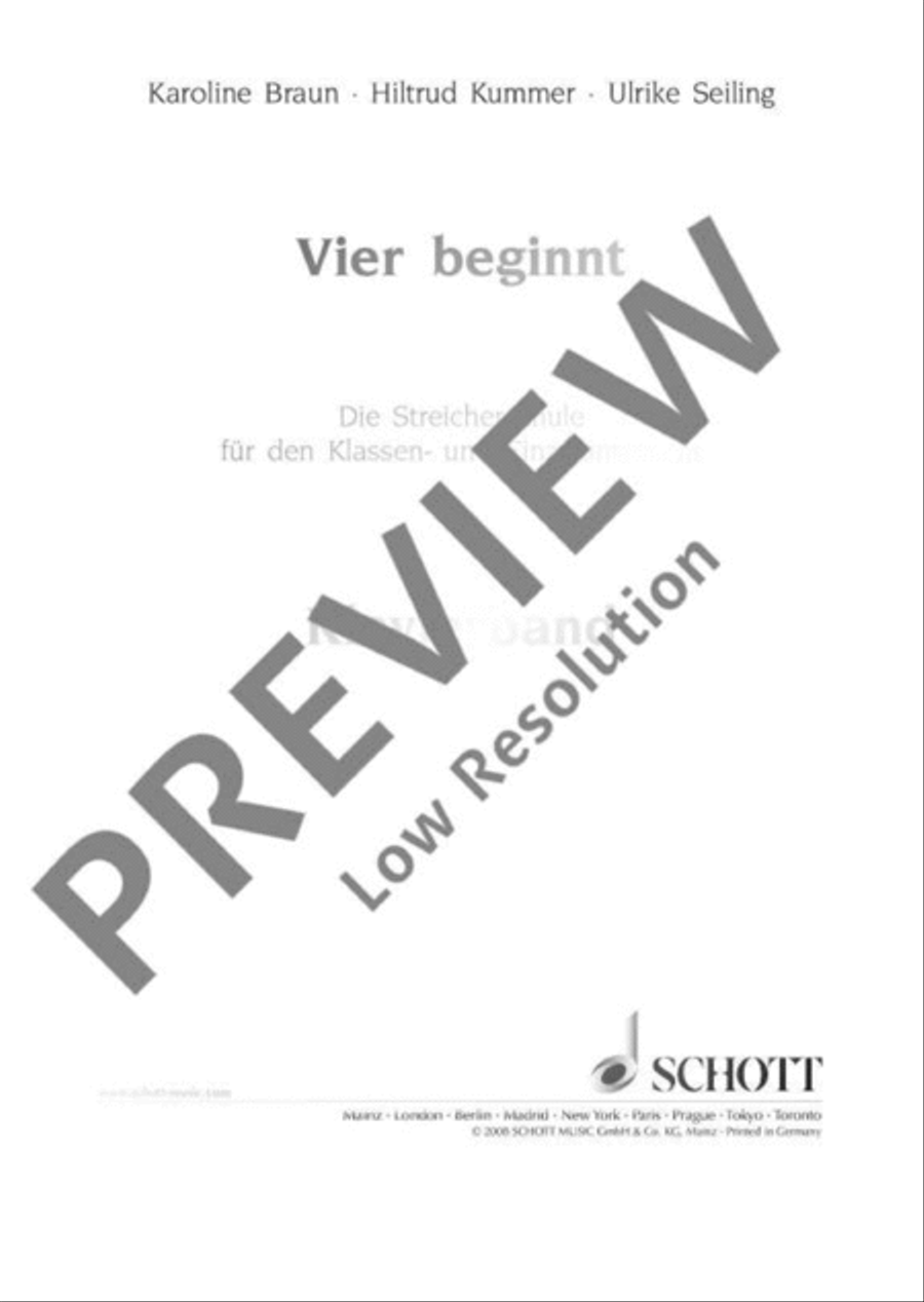 Vier beginnt Vier beginnt Score scores gallery preview page 2