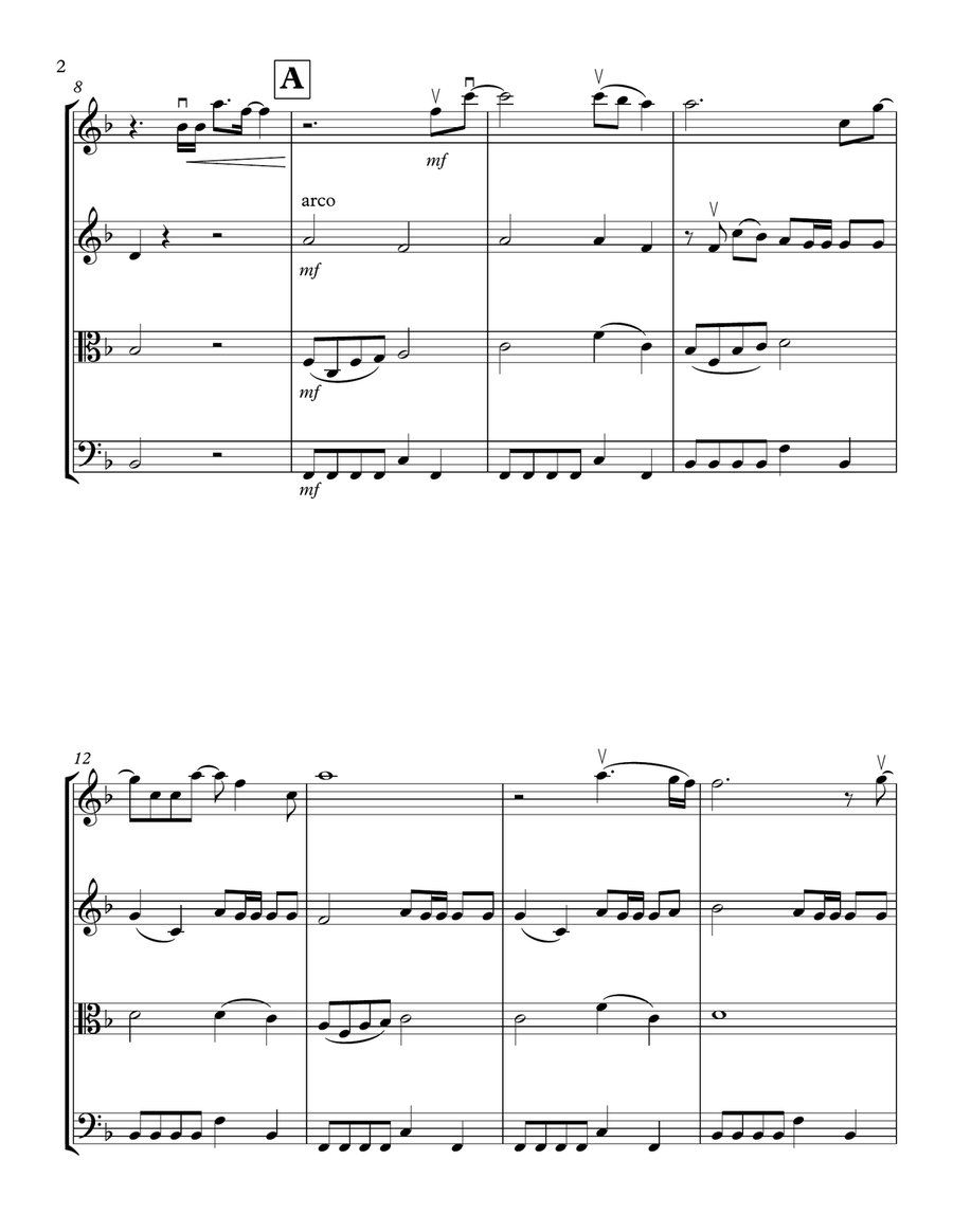 Love. String Quartet scores gallery preview page 2