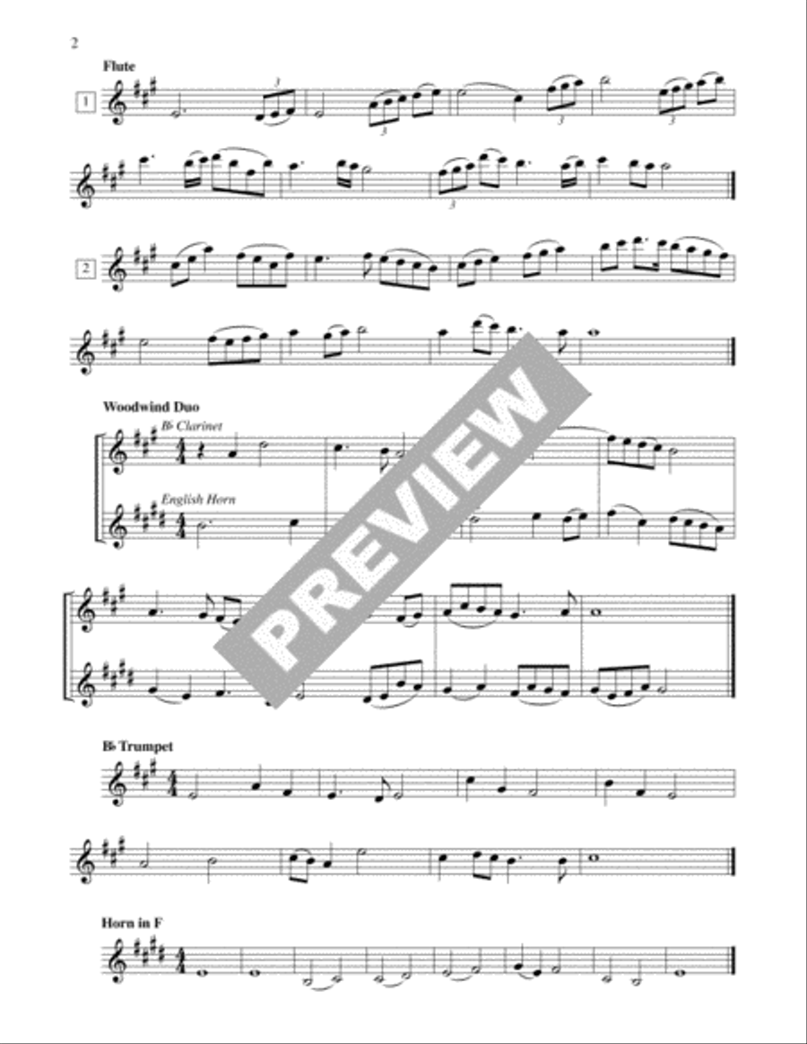 Two Polish Songs - Instrument edition English Horn scores gallery preview page 3