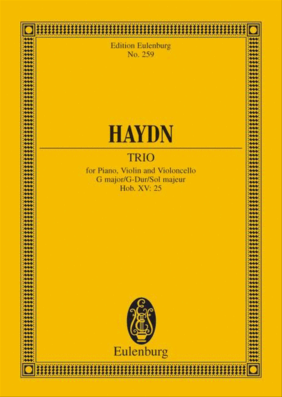 Piano Trio G major Piano Trio scores gallery preview page 1
