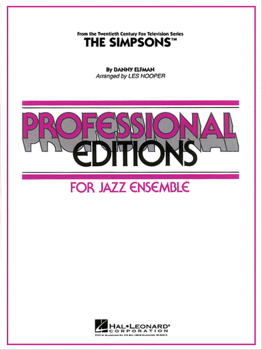 The Simpsons Jazz Ensemble scores gallery preview page 1