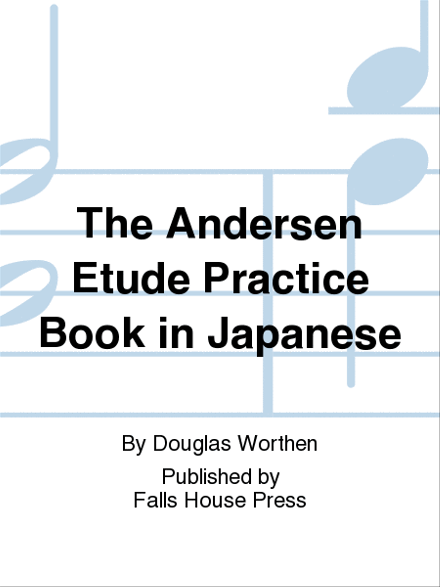 The Andersen Etude Practice Book In Japanese Flute scores gallery preview page 1