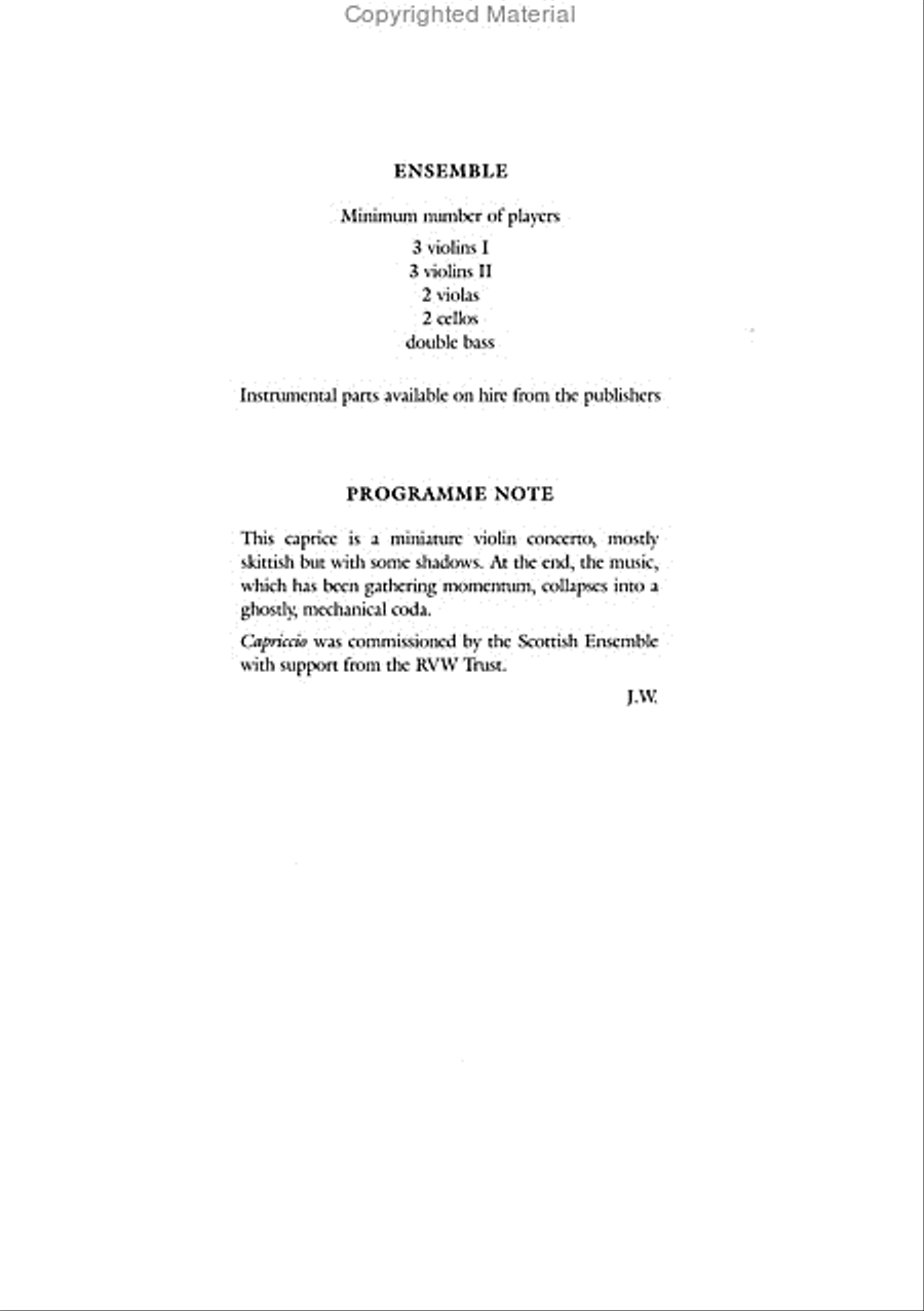 Capriccio Violin Solo scores gallery preview page 4