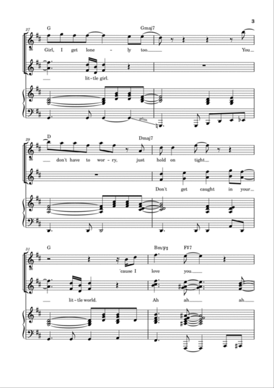 I Can't Tell You Why Voice scores gallery preview page 4