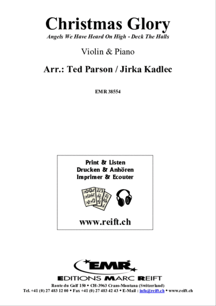 Christmas Glory Christmas Glory Violin Solo scores gallery preview page 2