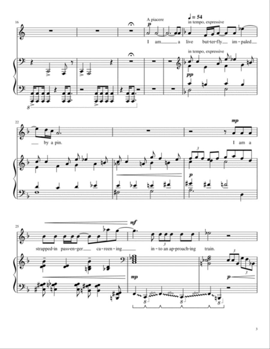 I Am Not An Angry Black Woman for mezzo-soprano (Range: A4 to A6) SSA scores gallery preview page 3