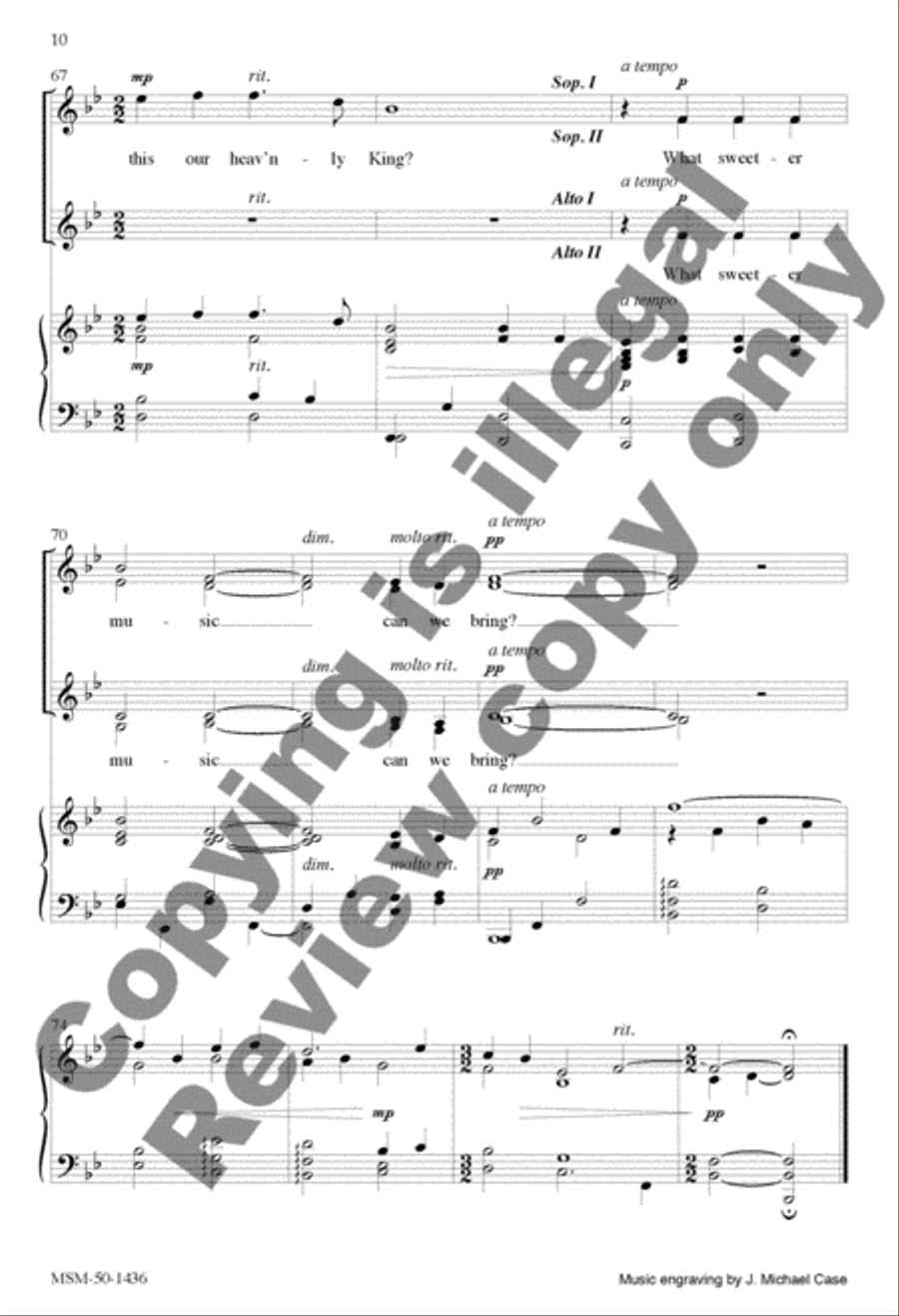 What Sweeter Music SSAA scores gallery preview page 9