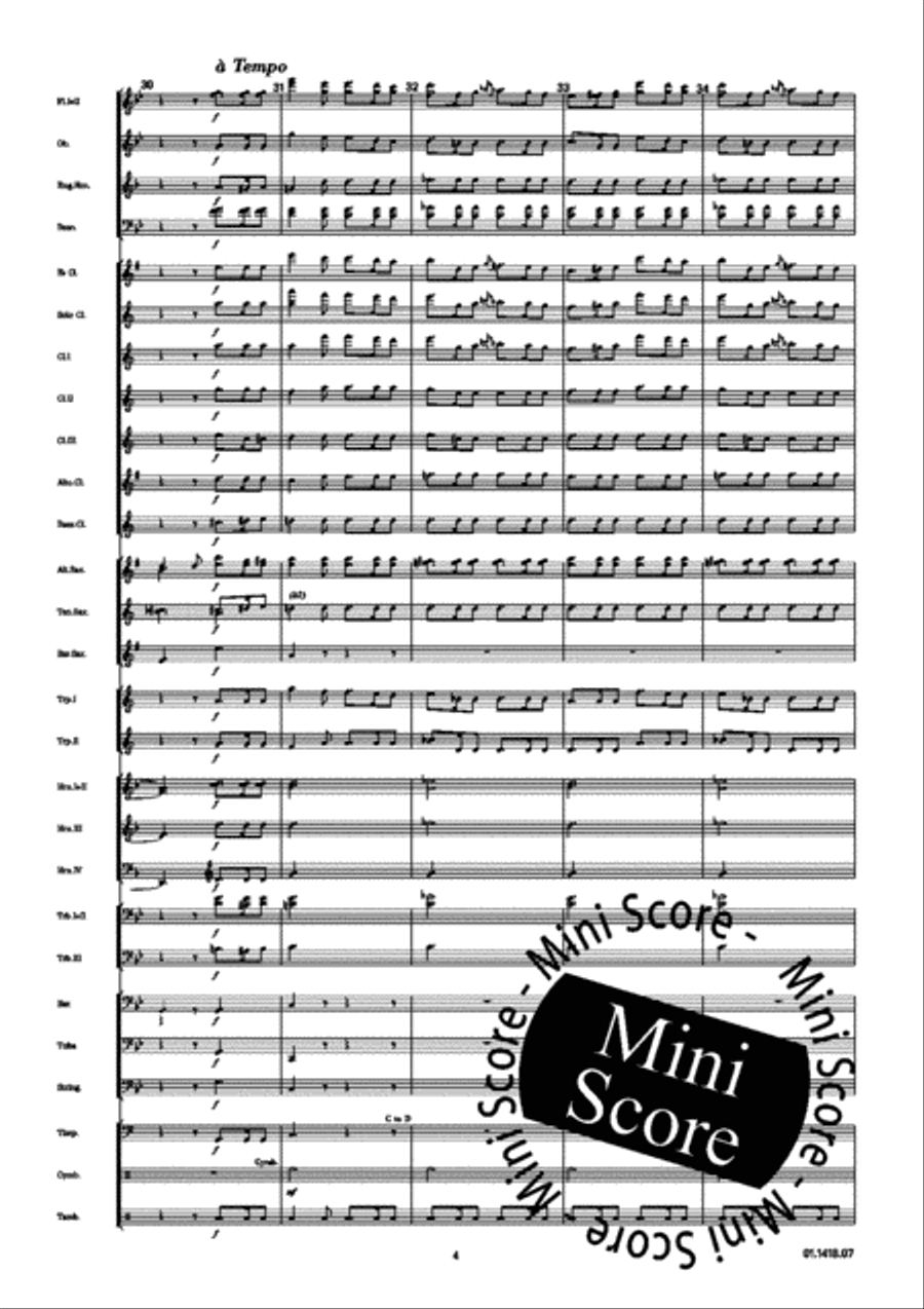 Cataluna Concert Band scores gallery preview page 6