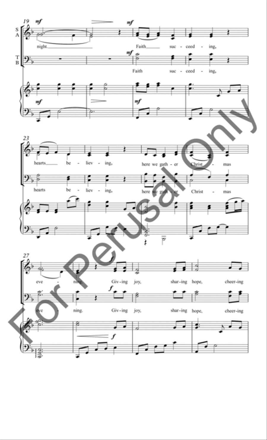 Speaking Love 4-Part scores gallery preview page 3