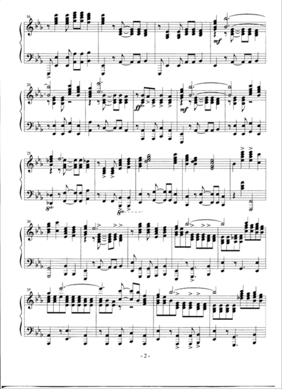 The Magnificent Seven The Magnificent Seven Piano Solo scores gallery preview page 2