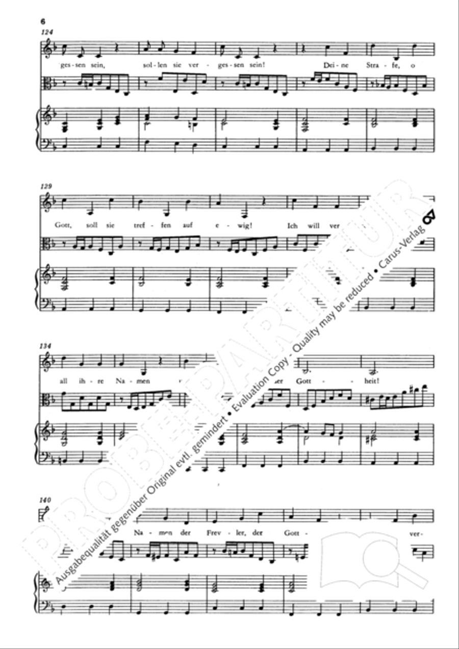 O mein Gott, du meine Hoffnung Alto Voice scores gallery preview page 7