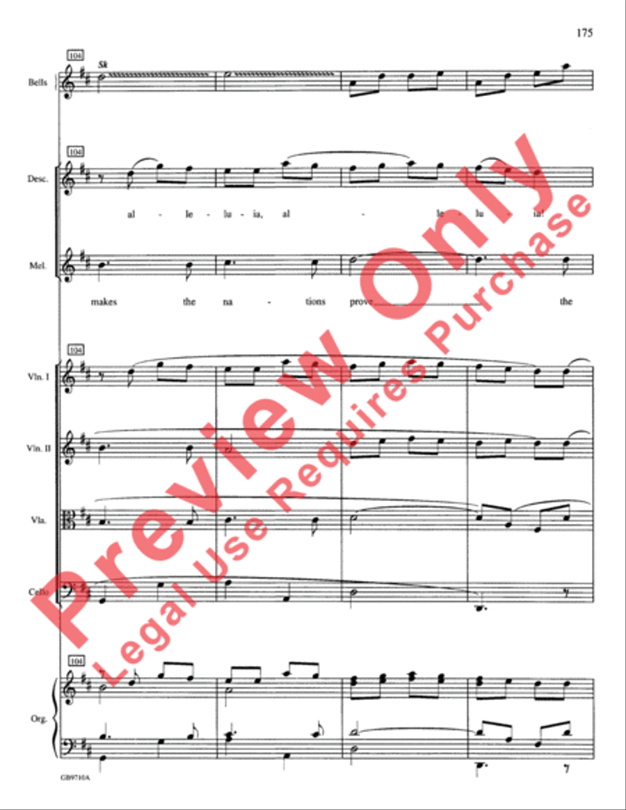 A Festival of Lessons and Carols Choir scores gallery preview page 176