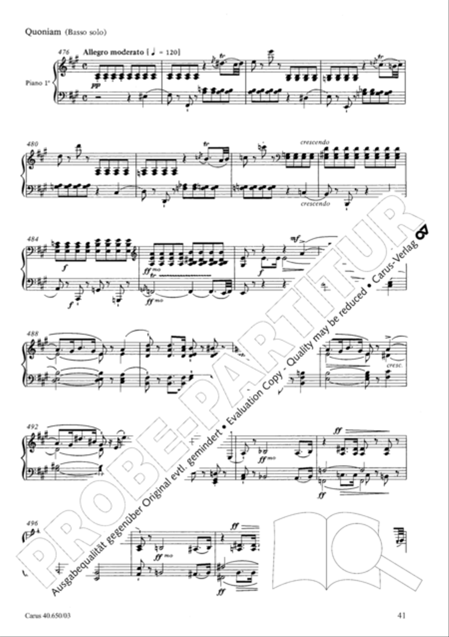 Petite Messe solennelle 4-Part scores gallery preview page 44