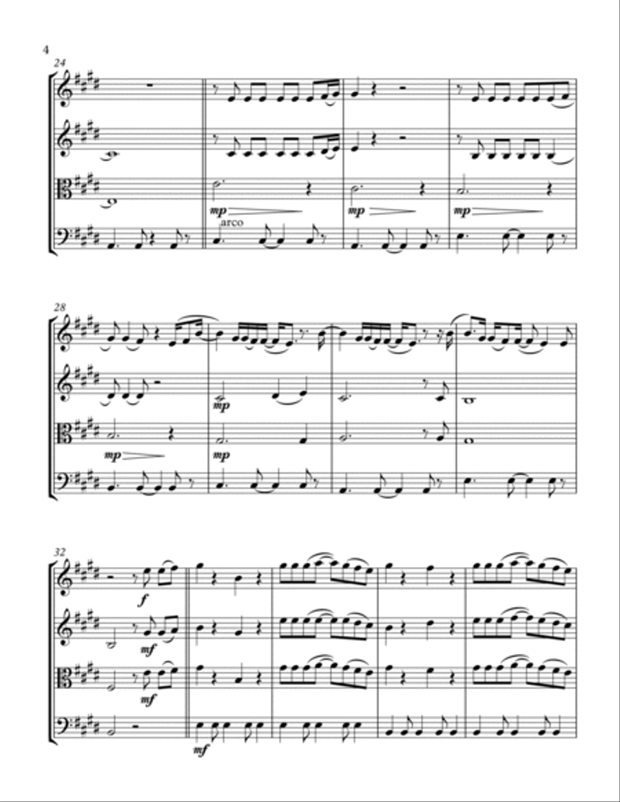 Photograph String Quartet scores gallery preview page 6
