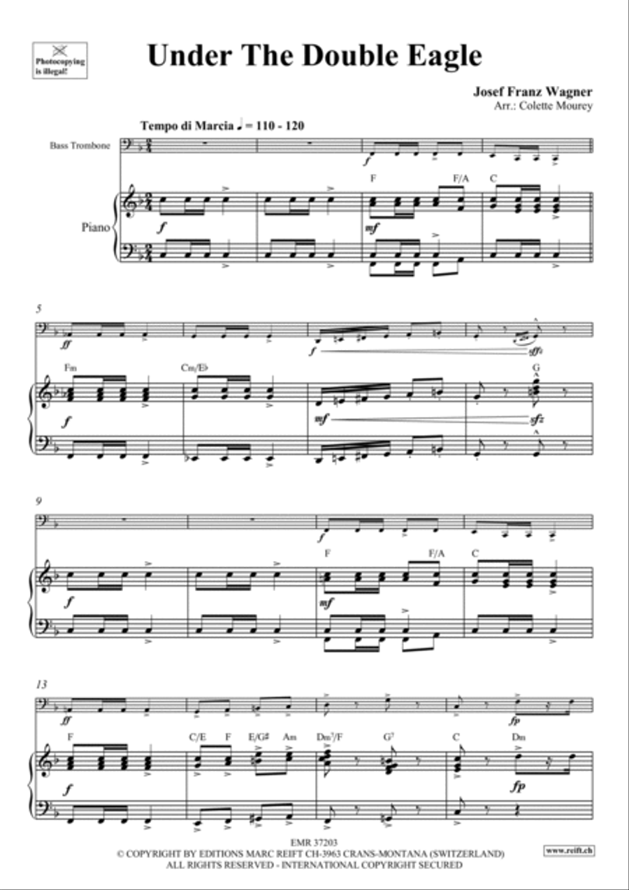 Under The Double Eagle Under The Double Eagle Trombone scores gallery preview page 3