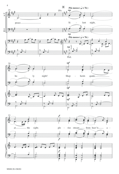 Silent Night (Downloadable Organ/Choir Score)