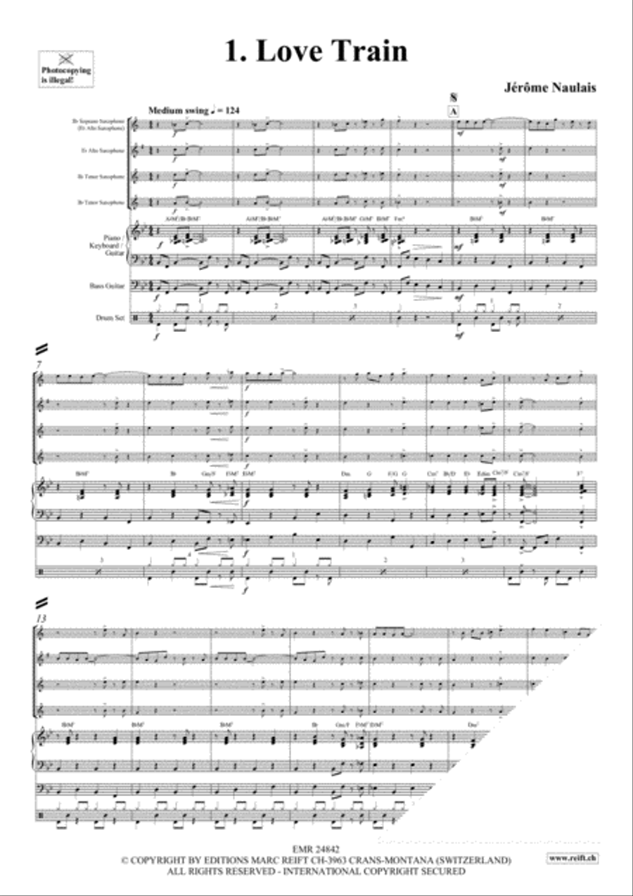 Play With Your Band Volume 4 Saxophone Ensemble scores gallery preview page 4