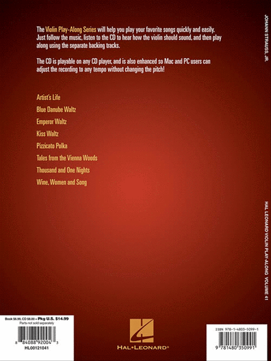Johann Strauss Johann Strauss Violin scores gallery preview page 2