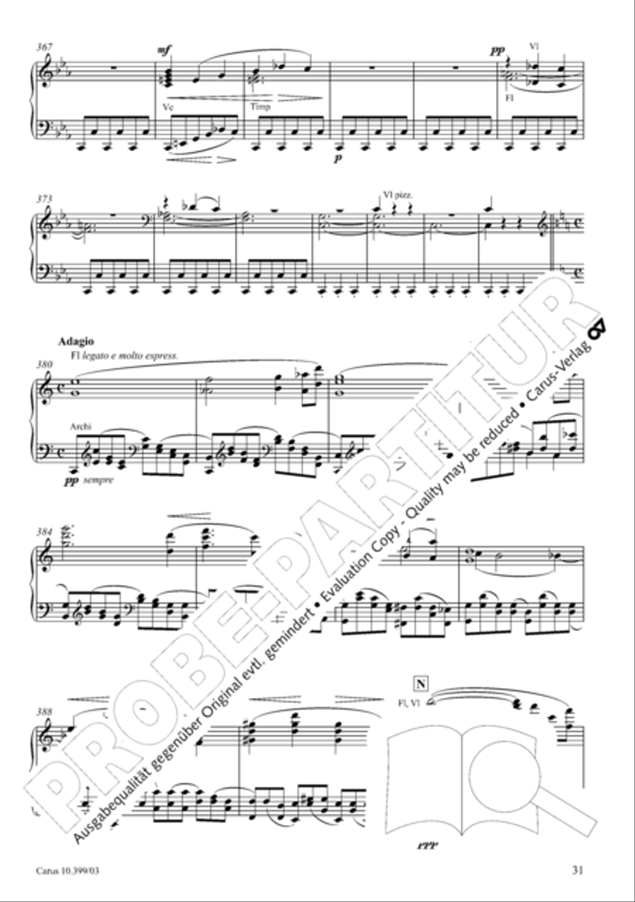 Schicksalslied, Op. 54 4-Part scores gallery preview page 32
