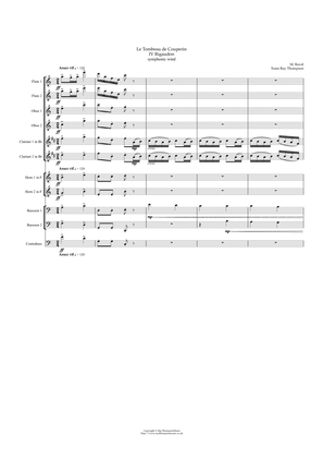 Ravel: Le Tombeau de Couperin IV Rigaudon - Symphonic wind