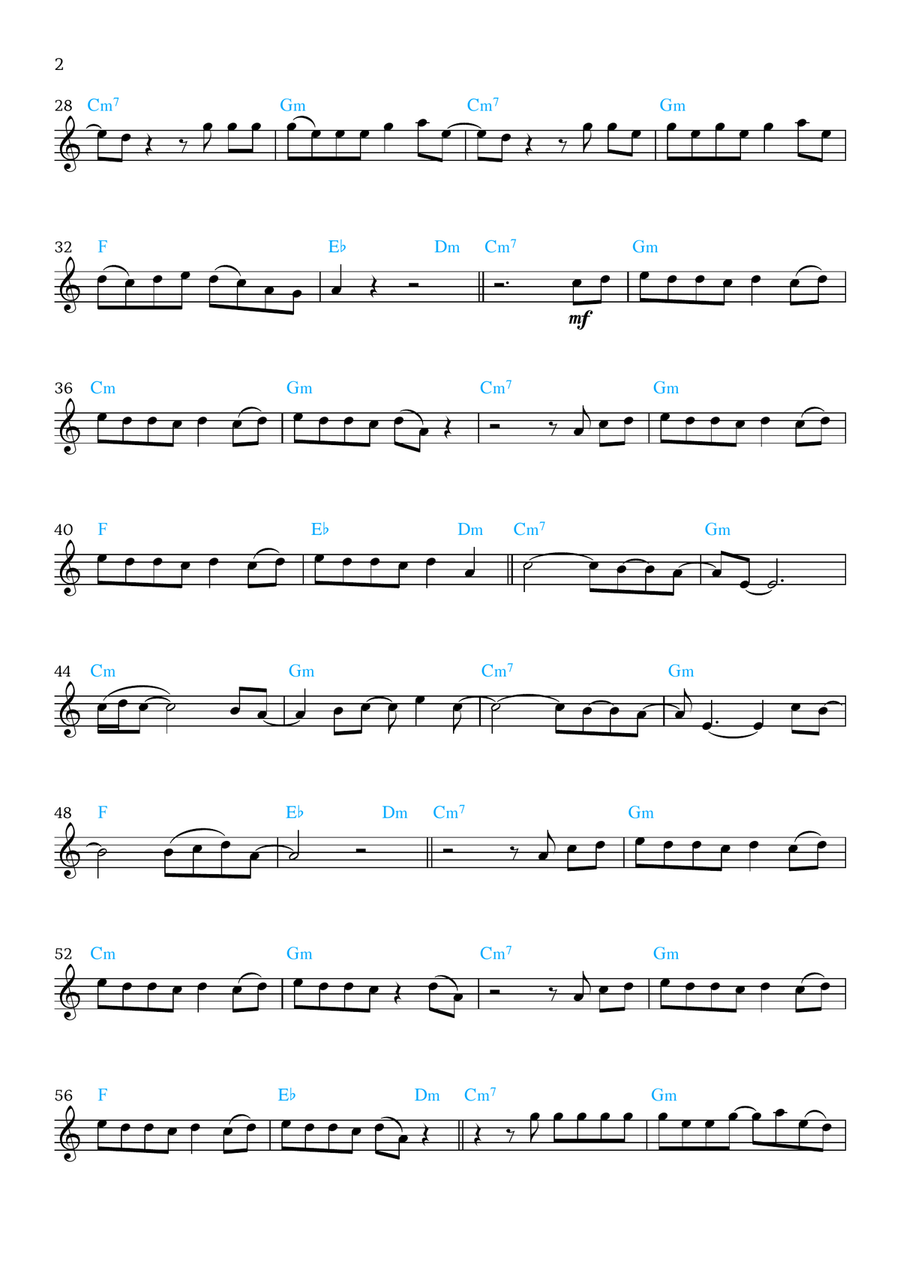 Lunch Soprano Saxophone scores gallery preview page 2