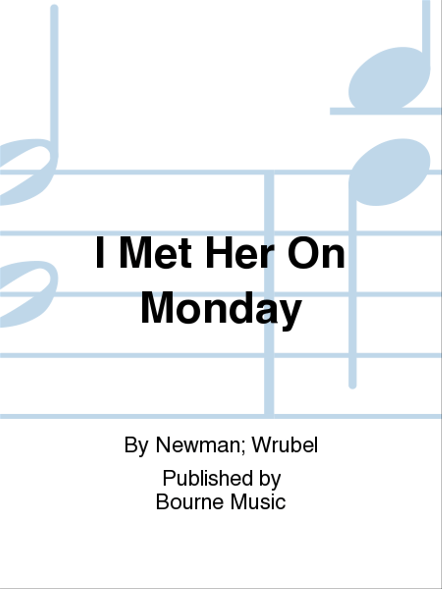 I Met Her On Monday Voice Solo scores gallery preview page 1