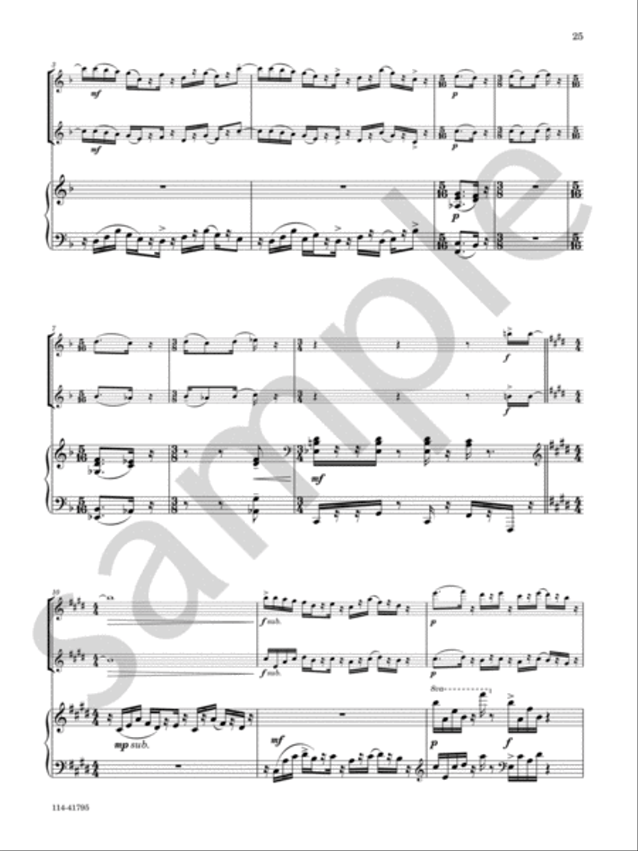 Accident Prone Accident Prone Flute Duet scores gallery preview page 13