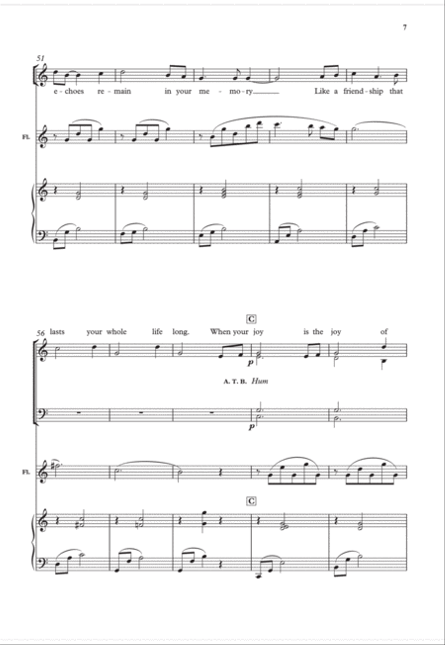 The Gift of Music 4-Part scores gallery preview page 6