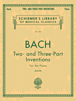 Book cover for Two- and Three-Part Inventions