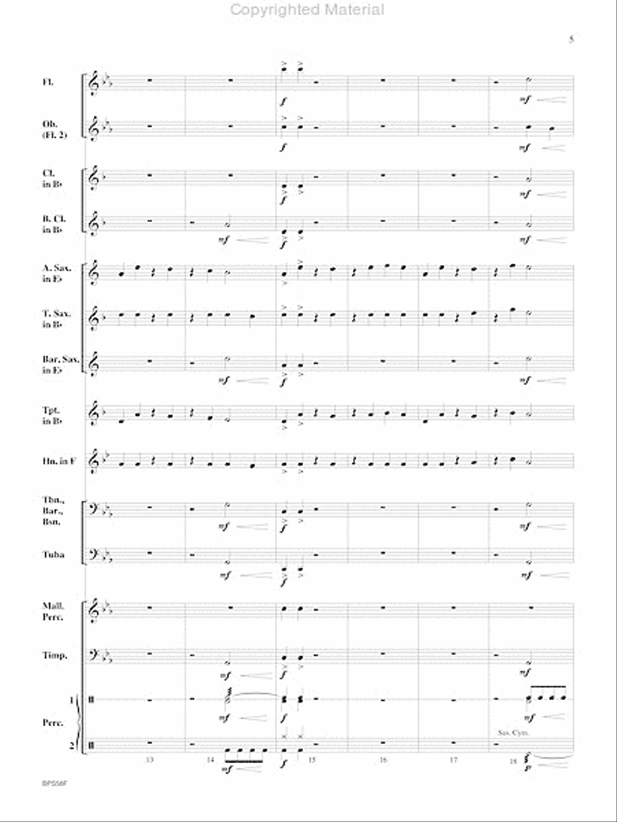 Supremacy Concert Band scores gallery preview page 6