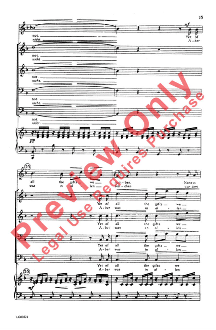 Ständchen Men's Choir scores gallery preview page 15