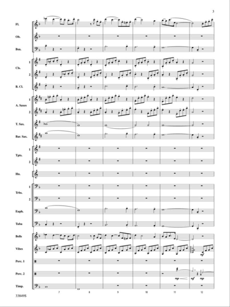 Fallen Heroes Concert Band scores gallery preview page 3