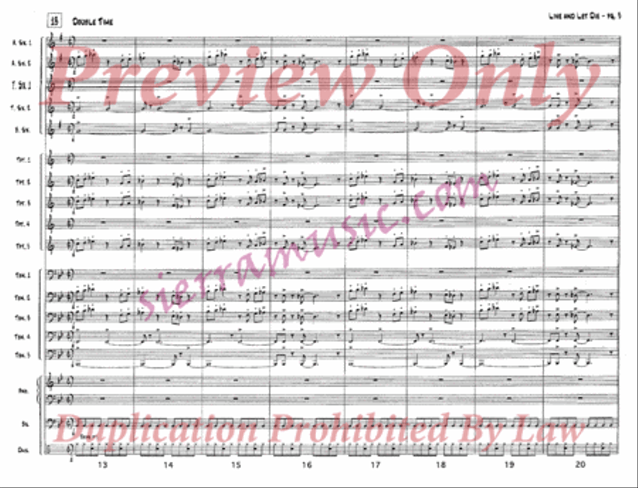Live and Let Die Live and Let Die Jazz Ensemble scores gallery preview page 4