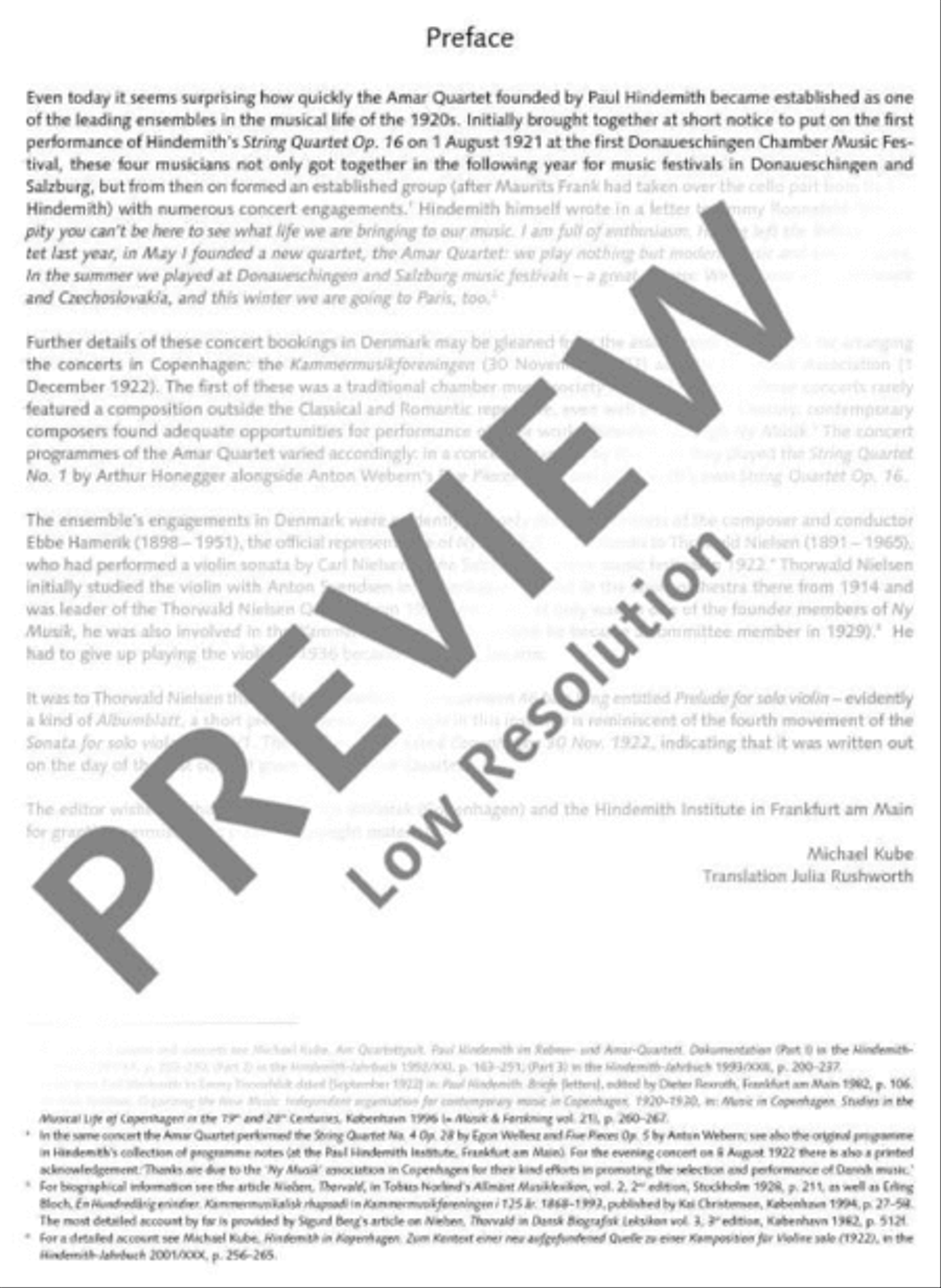 Praeludium Violin Solo scores gallery preview page 4