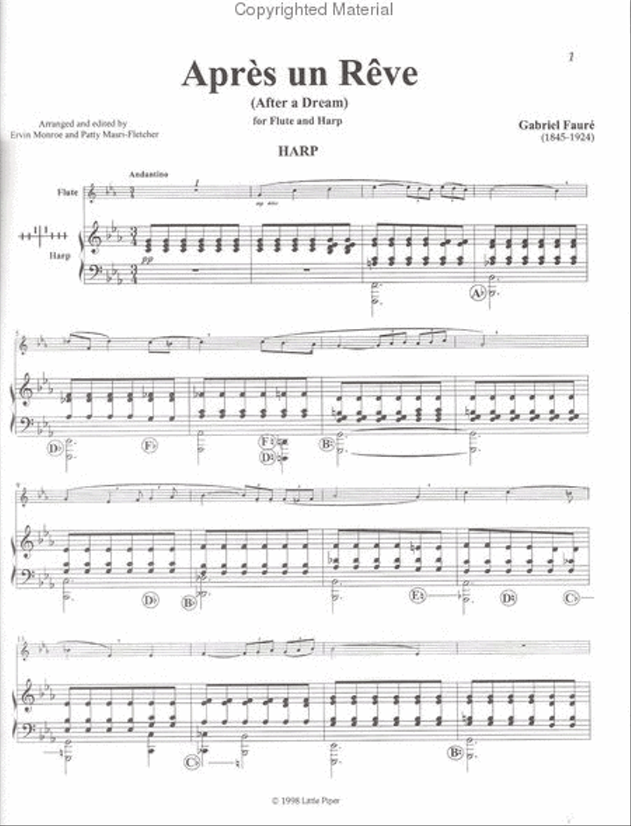 Flute and Harp Delights, Volume 2 Flute scores gallery preview page 2