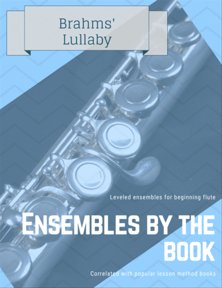 Brahm's Lullaby Flute Duet scores gallery preview page 1