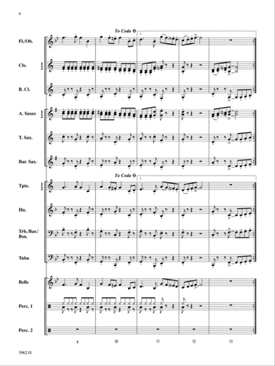 Clowning Around: Score Clowning Around: Score Concert Band scores gallery preview page 4