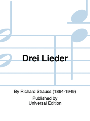 Book cover for Drei Lieder