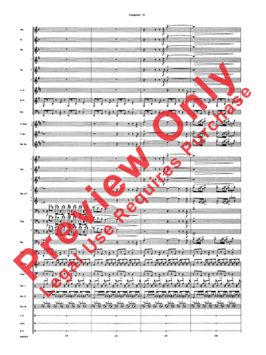 Africa: Ceremony, Song, and Ritual Concert Band scores gallery preview page 34