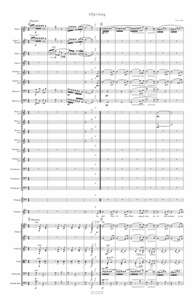 Vilja's Song for Soprano & Orchestra