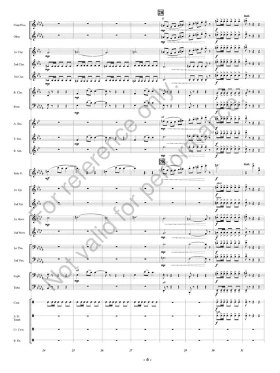 Open Thy Heart Concert Band scores gallery preview page 7