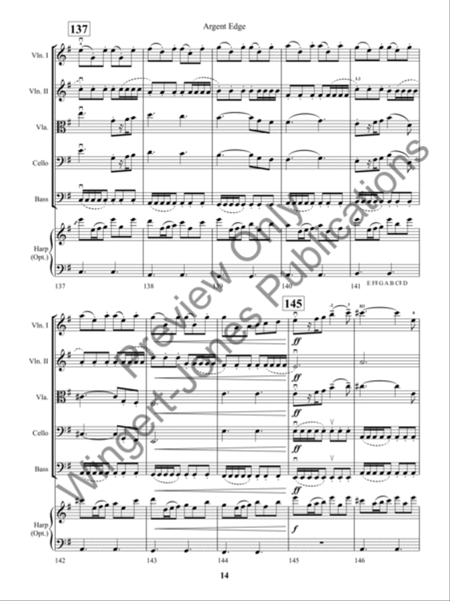 Argent Edge String Orchestra scores gallery preview page 17