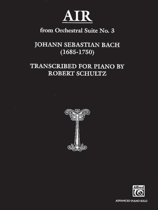Book cover for Air from Orchestral Suite No. 3
